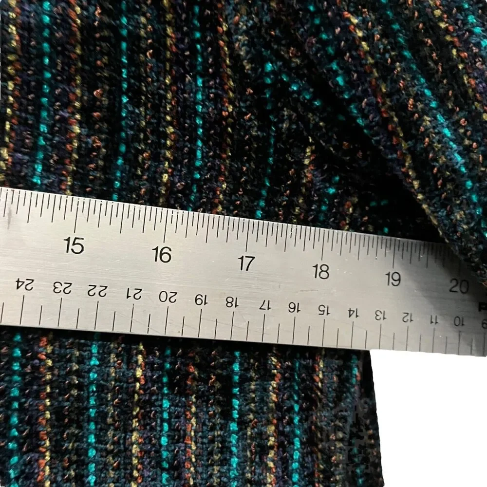 Cardigan Jacket Margaret Lent Fiber Art Women's ART Handwoven Chenille Luxury M